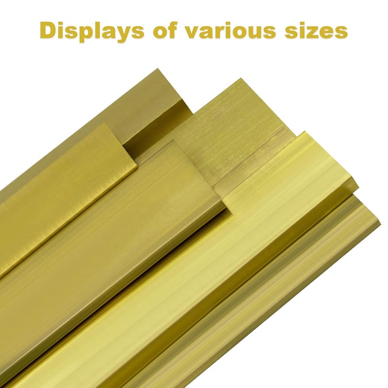 SuperDi Brass Flat Bar Stock Plate 1/4" x 1" x 6" Knife Making Handle Bolster C360 Extruded - Image 3